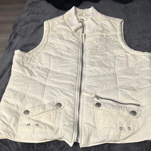 Dressbarn Quilted Vest with pockets